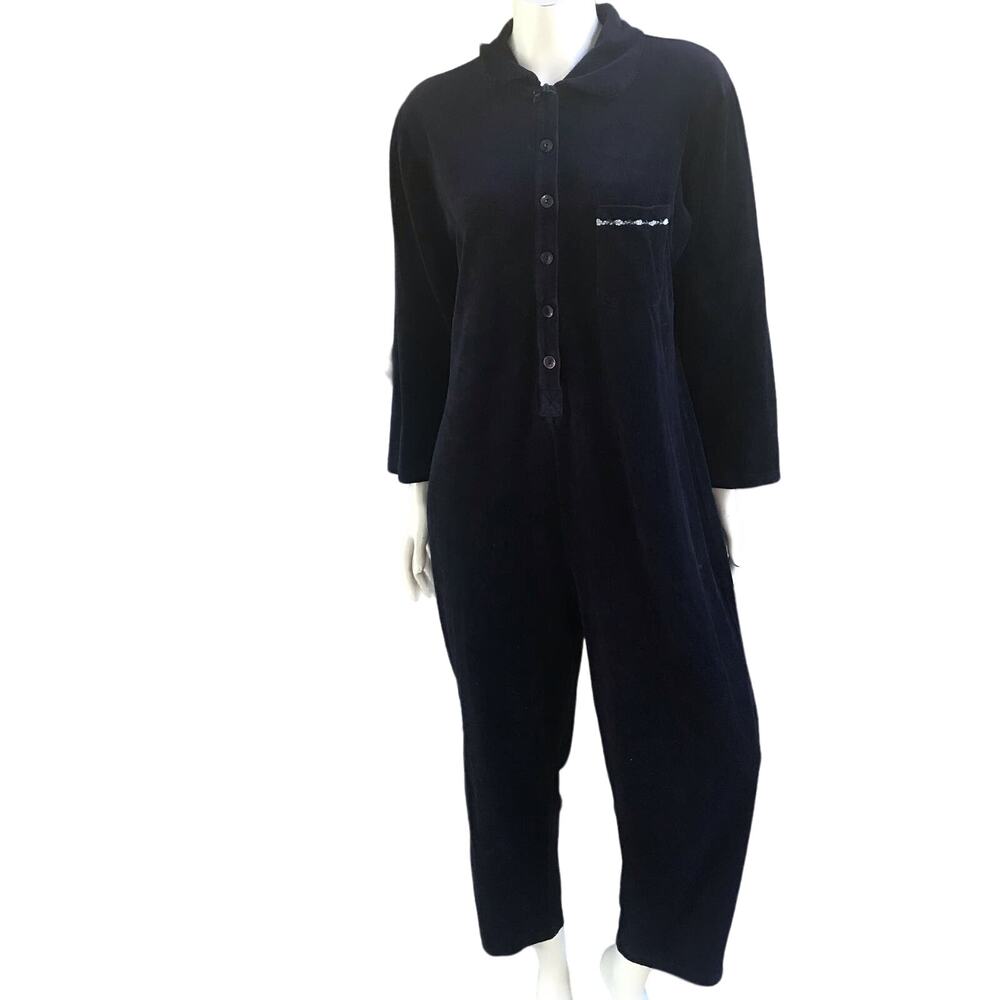 Victoria's Secret Country Velvet One Piece Lounge Pajamas Women’s Size Large